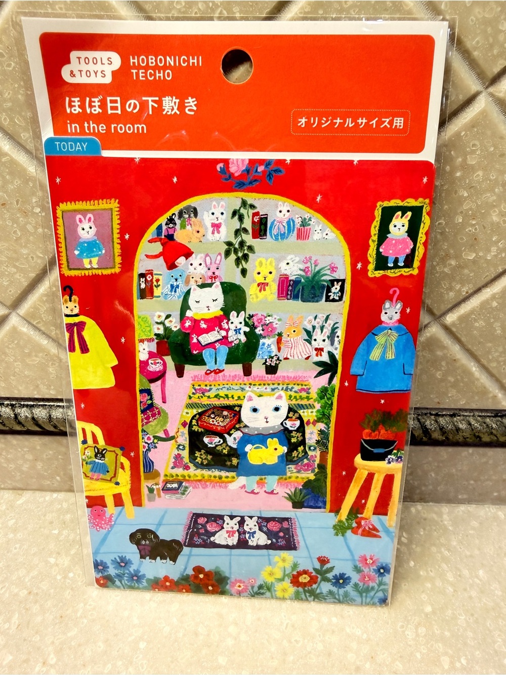 Hobonichi Yumi Kitagishi A6 Original Size Pencil Board called “in the room”